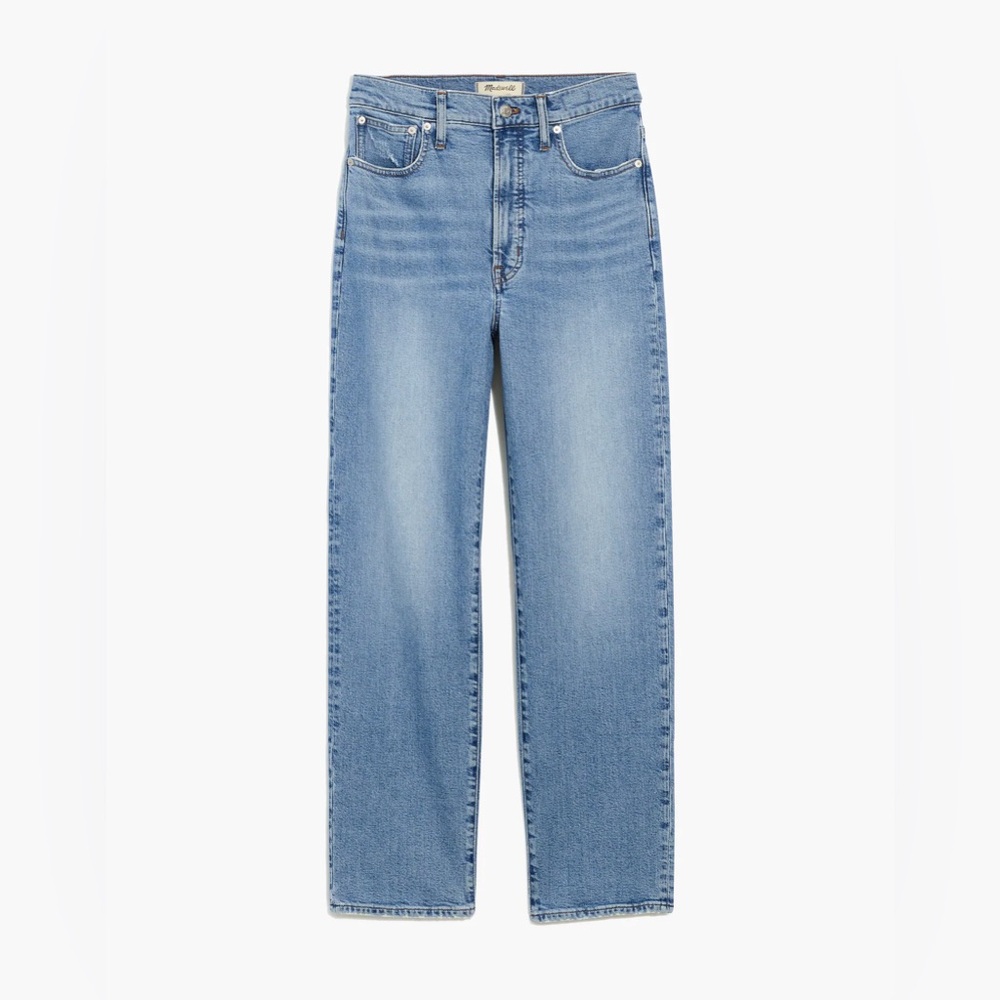 Madewell The Perfect Vintage Straight Jean in Montville Wash
